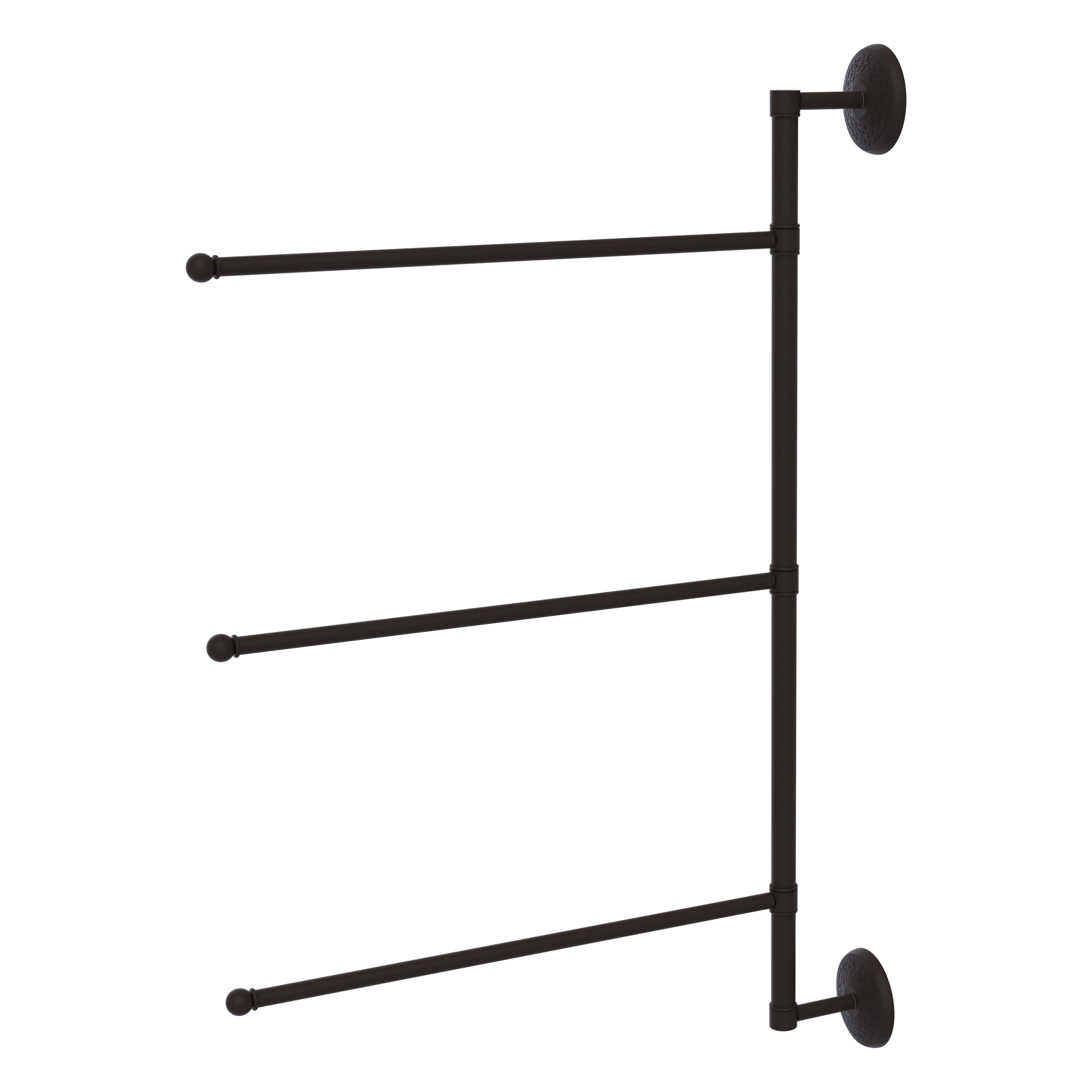 Swing Arm Vertical 28 Inch Towel Bar