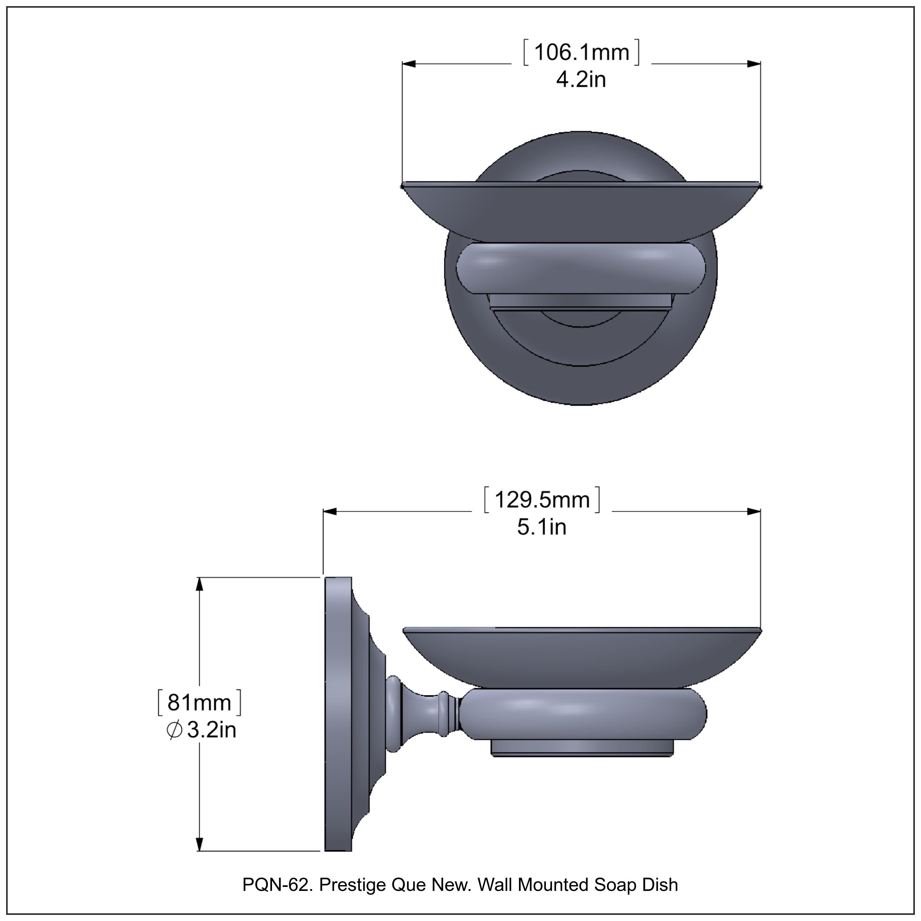 Wall Mounted Soap Dish