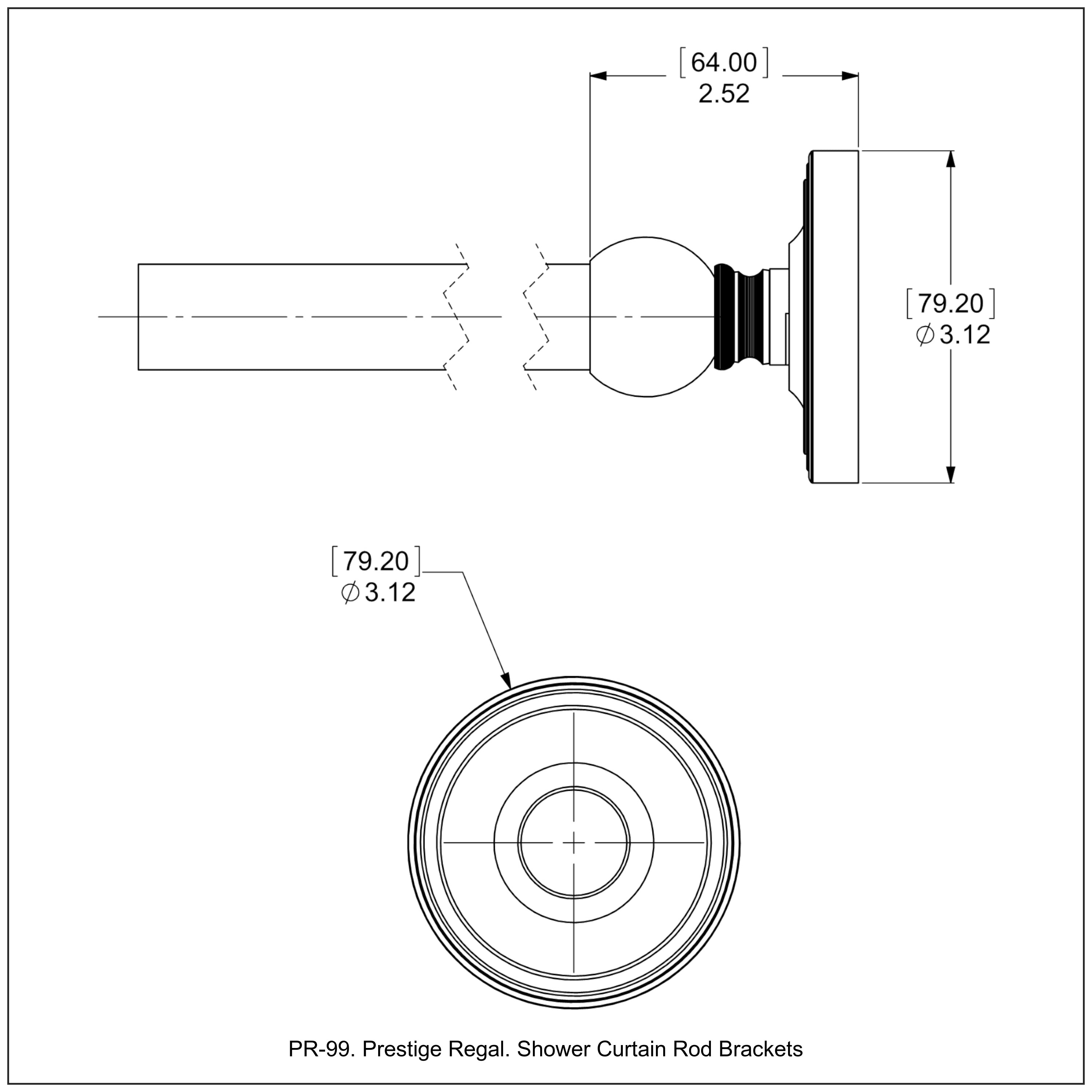 Shower Curtain Rod Brackets