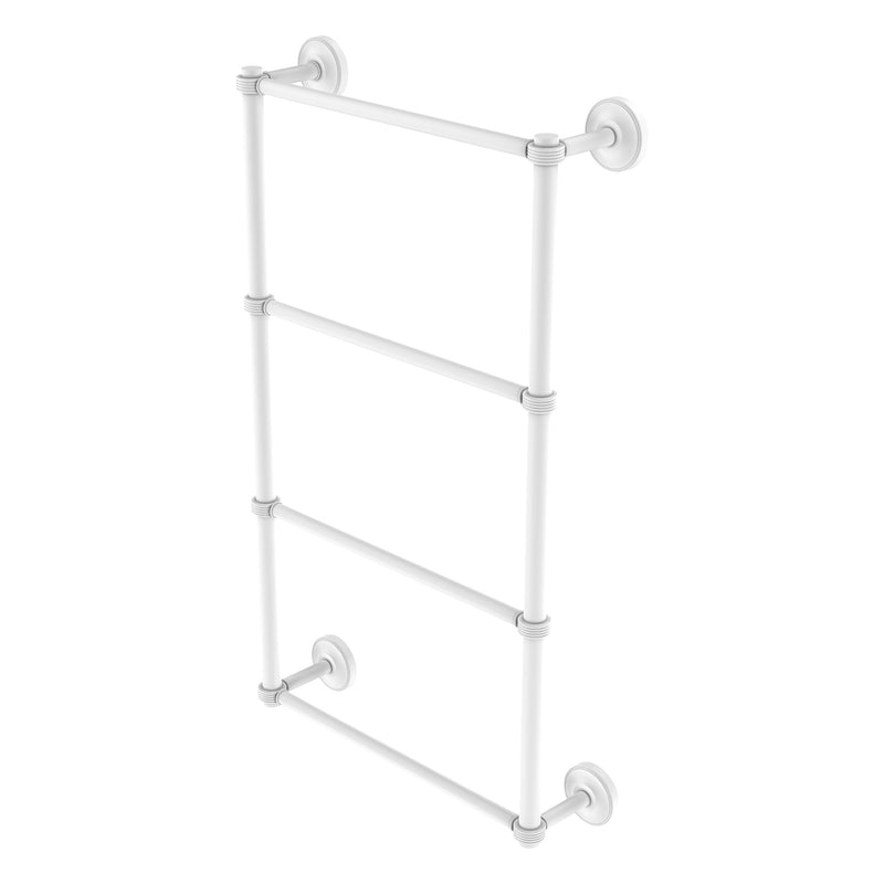Prestige Regal Collection 4 Tier Ladder Towel Bar with Grooved Accents