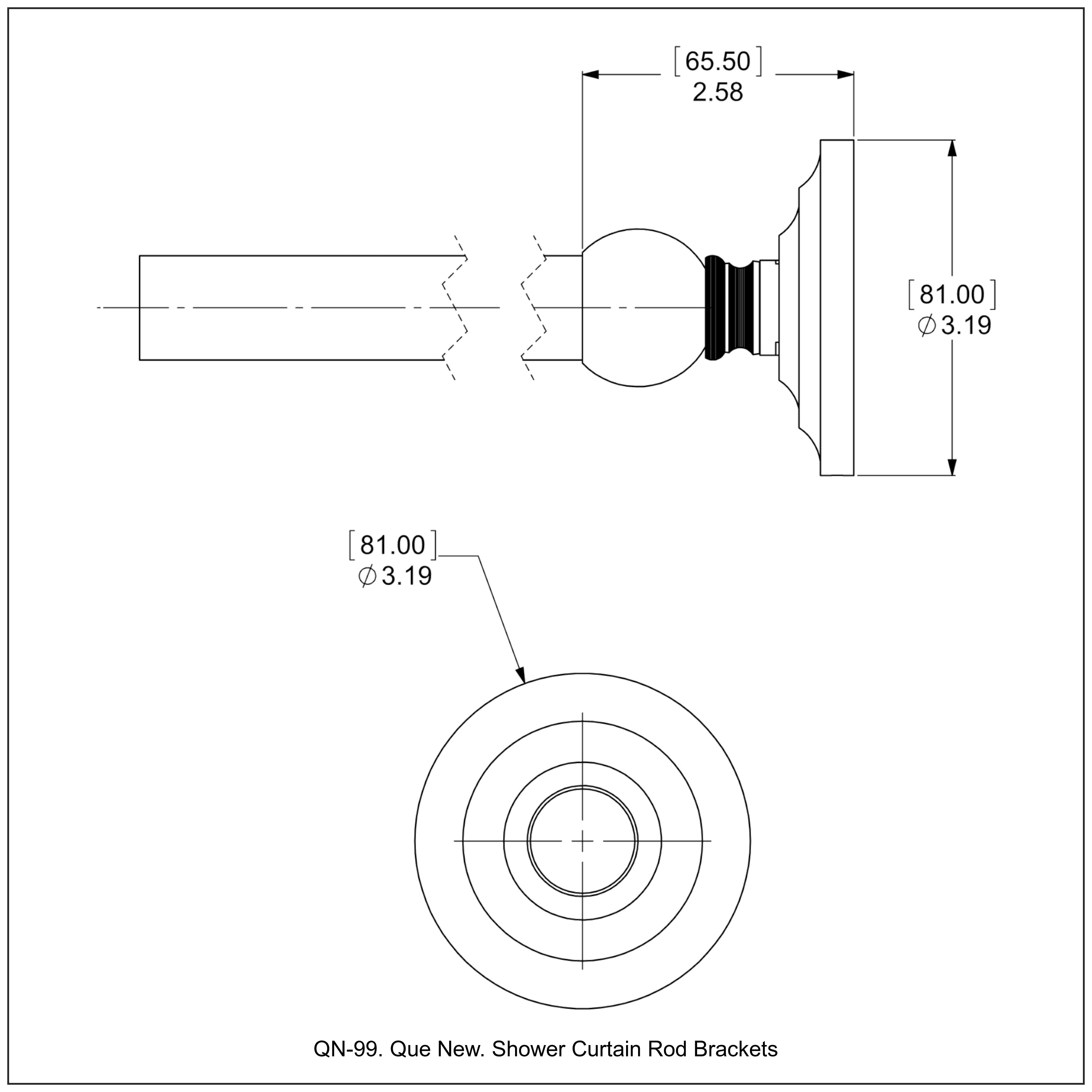 Shower Curtain Rod Brackets