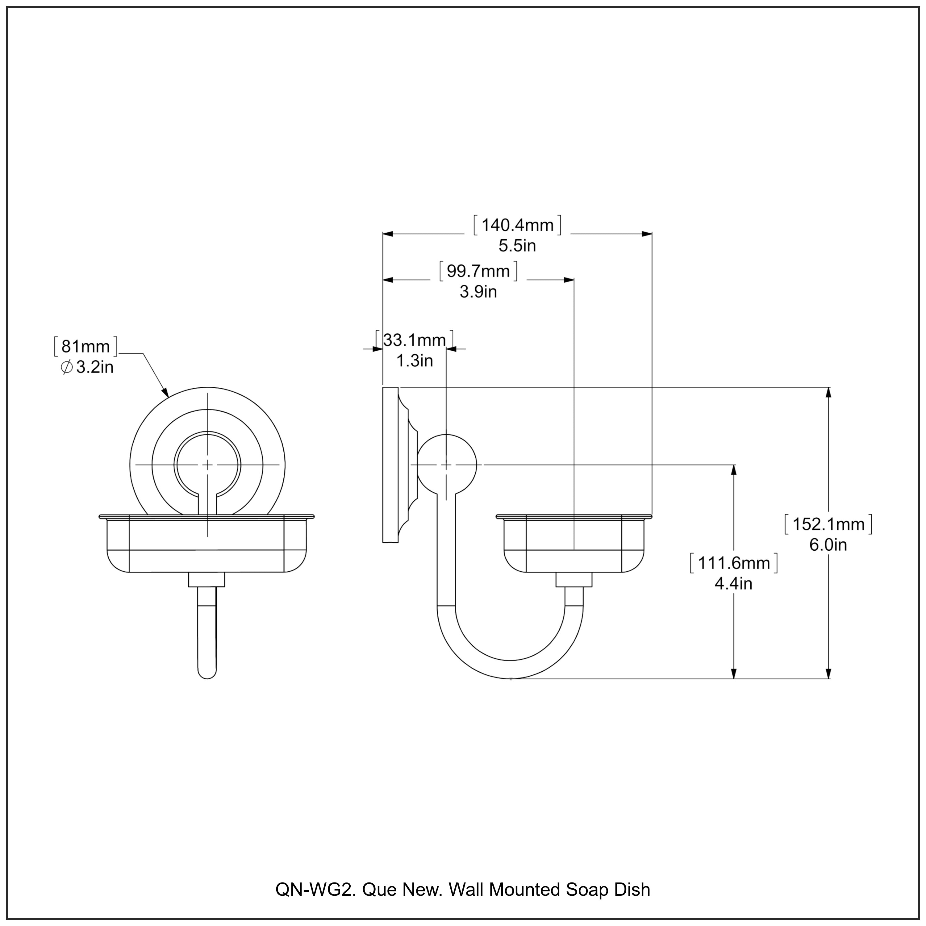 Wall Mounted Soap Dish