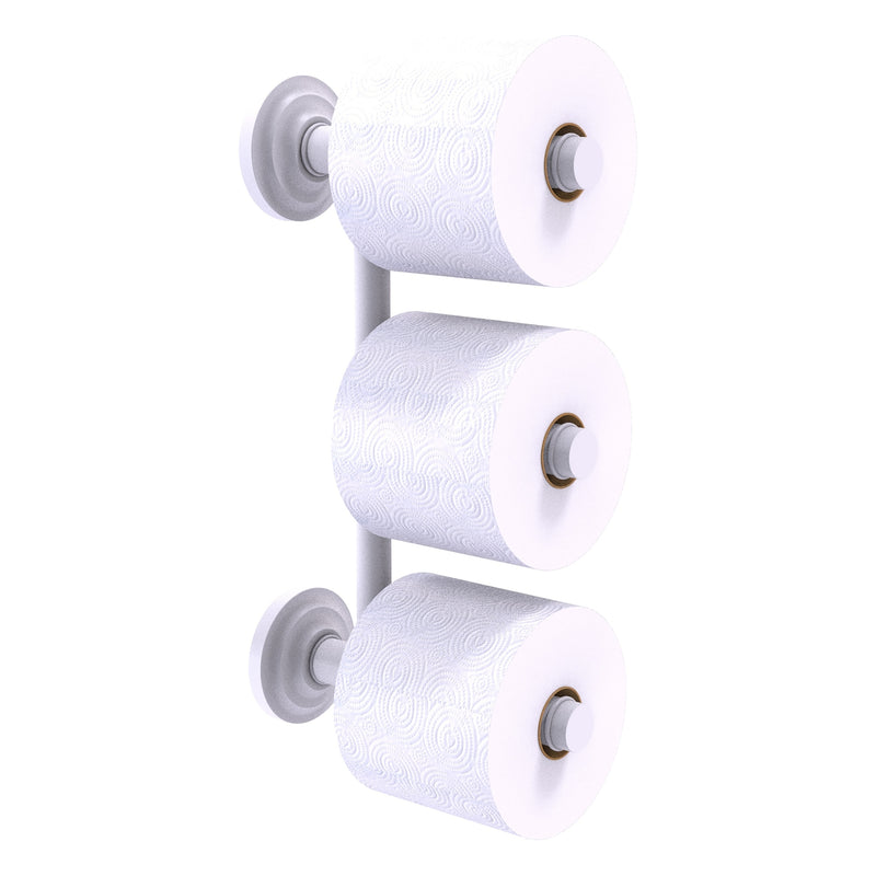 Que New Collection 3 Roll Reserve Roll Toilet Paper Holder