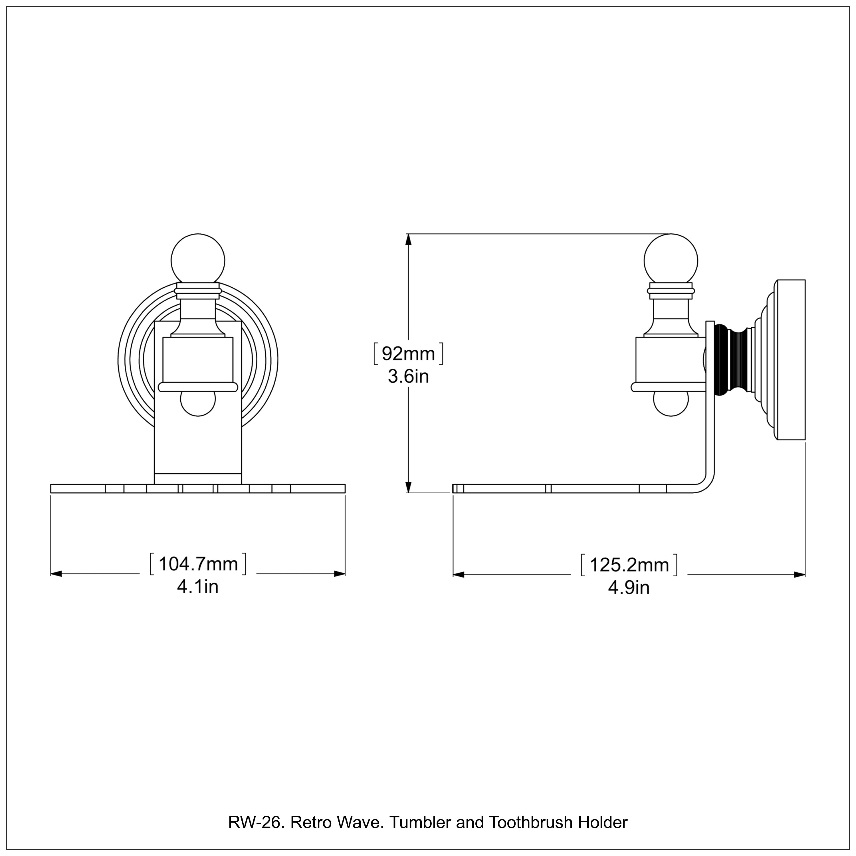 Tumbler and Toothbrush Holder