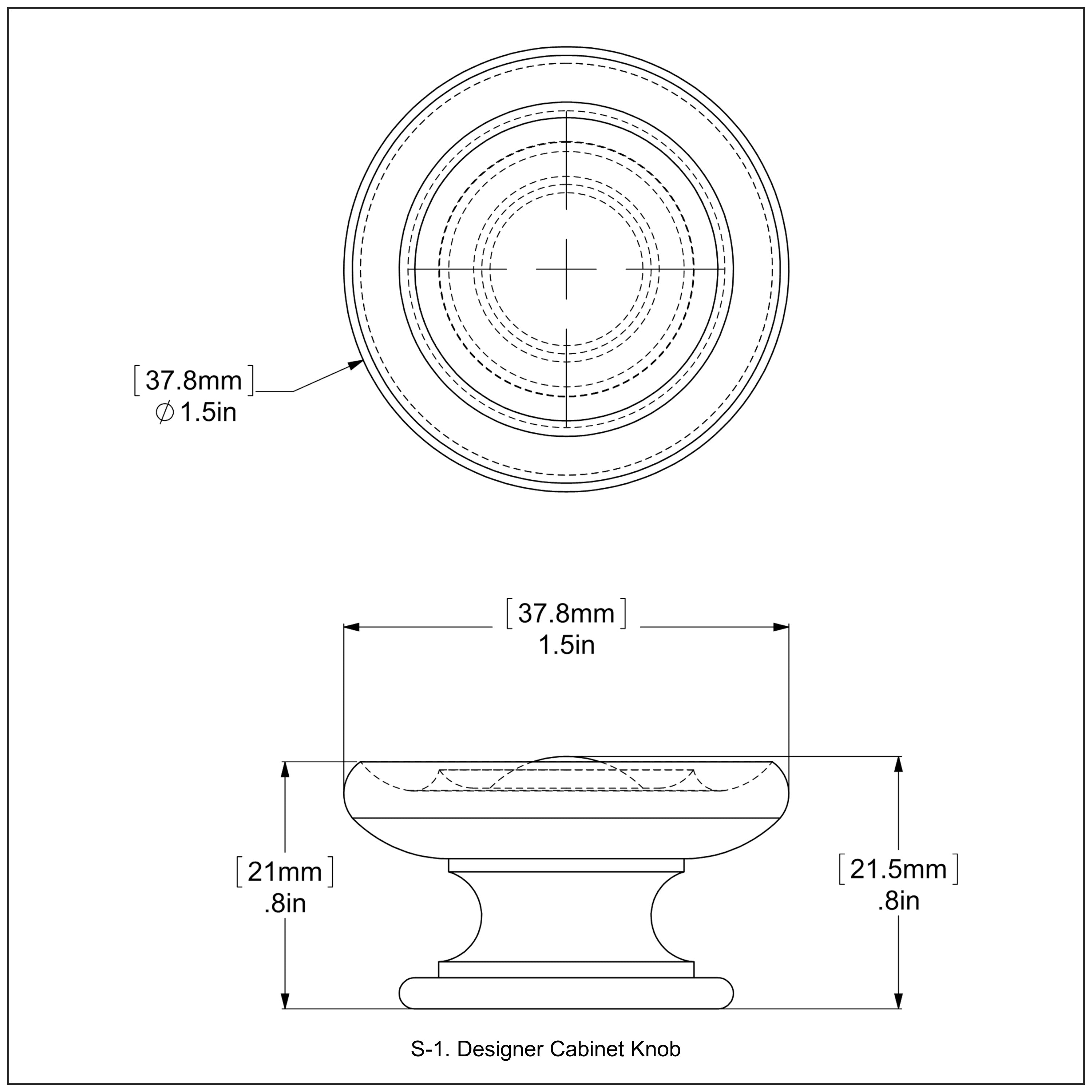 Designer Cabinet Knob