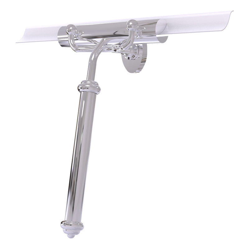 Allied Brass Shower Squeegee with Smooth Handle, Polished Chrome