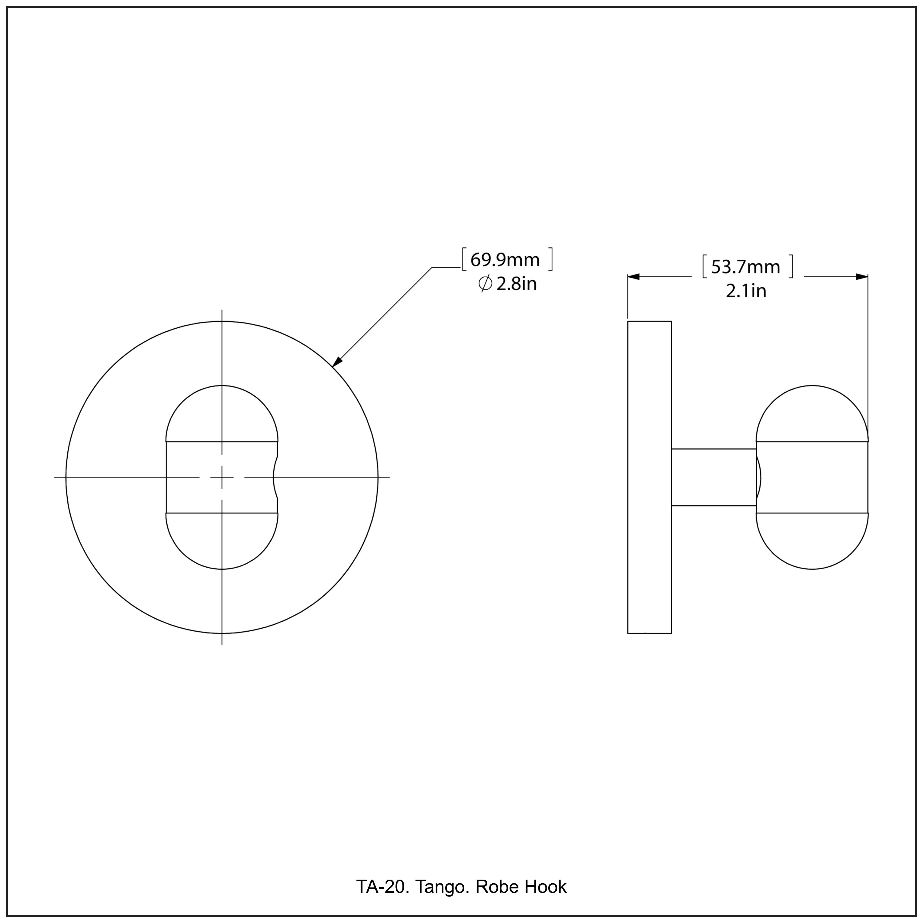 Tango Collection Robe Hook