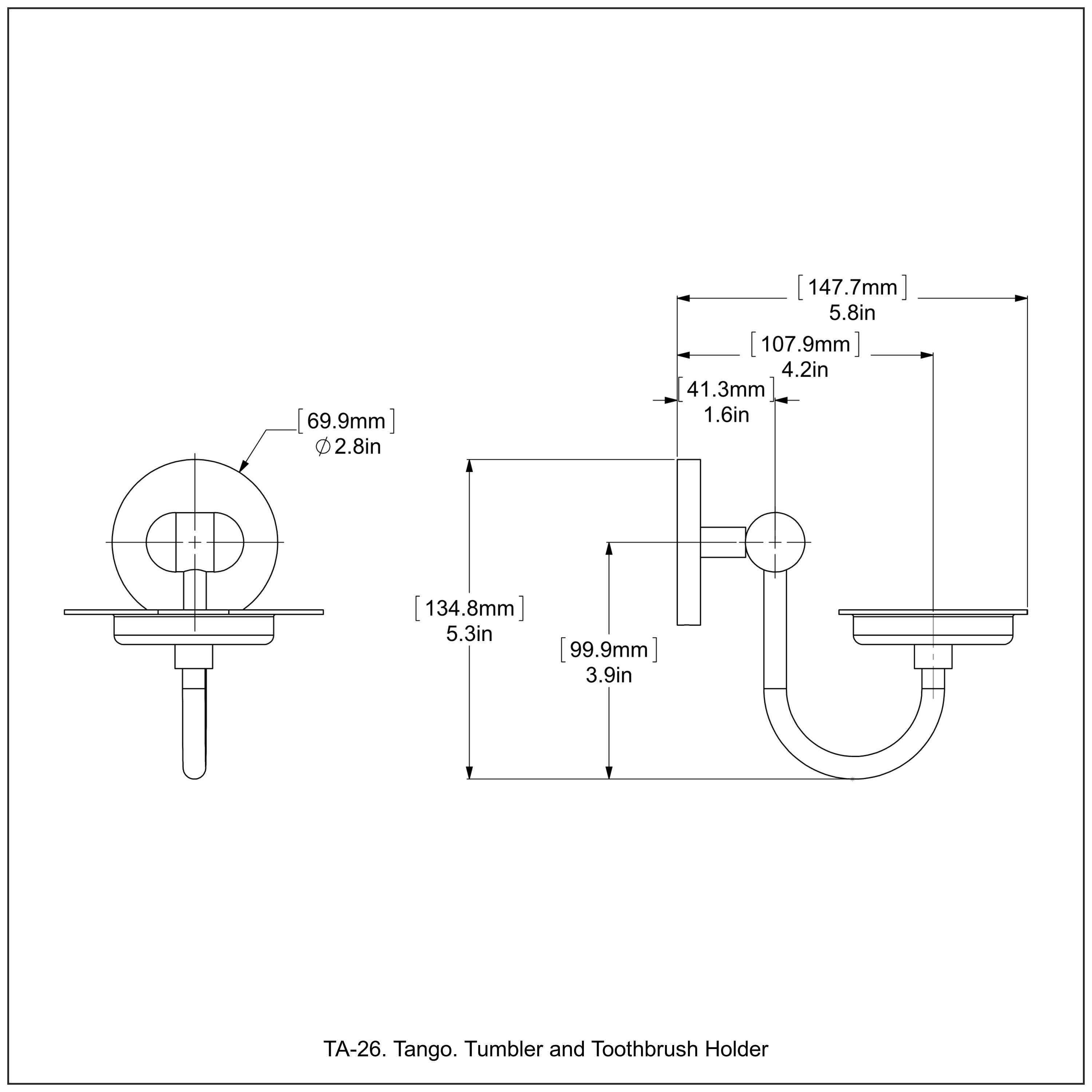 Tumbler and Toothbrush Holder