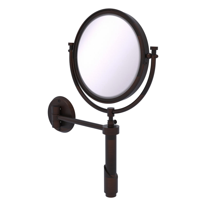 Tribecca Collection Wall Mounted Make-Up Mirror 8 Inch Diameter