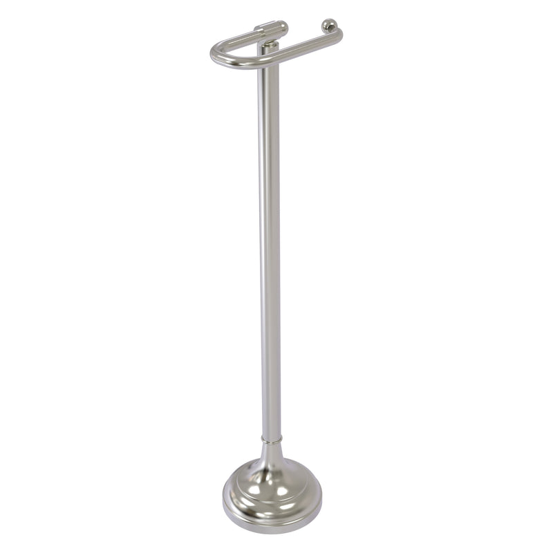 Freestanding Toilet Paper Holder Stand With Reserve, Stainless