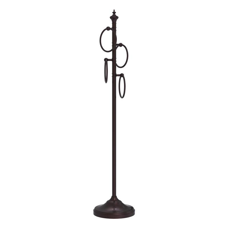 Freestanding 4 Towel Ring Stand