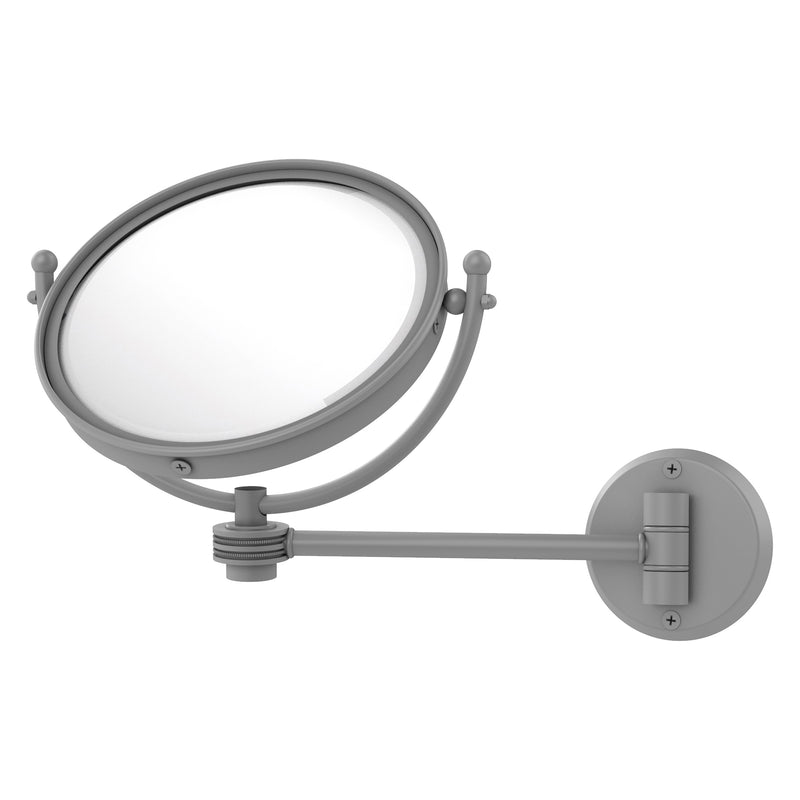8 Inch Wall Mounted Make-Up Mirror with Dotted Accents
