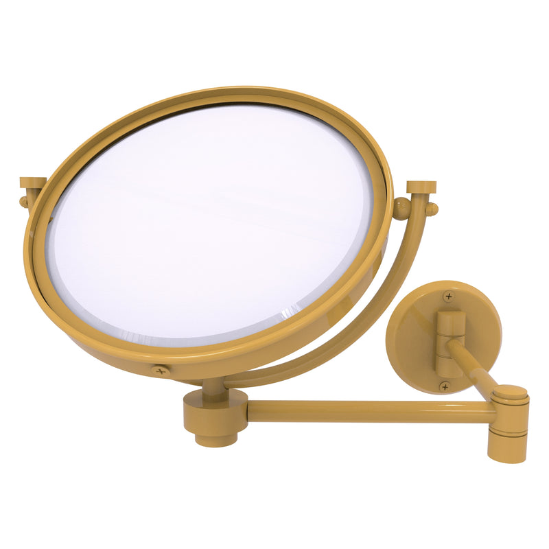 Allied Brass Adjustable Height Floor Standing Makeup Mirror 8 in. Diameter  with 4X Magnification in Oil Rubbed Bronze DMF-2/4X-ORB - The Home Depot