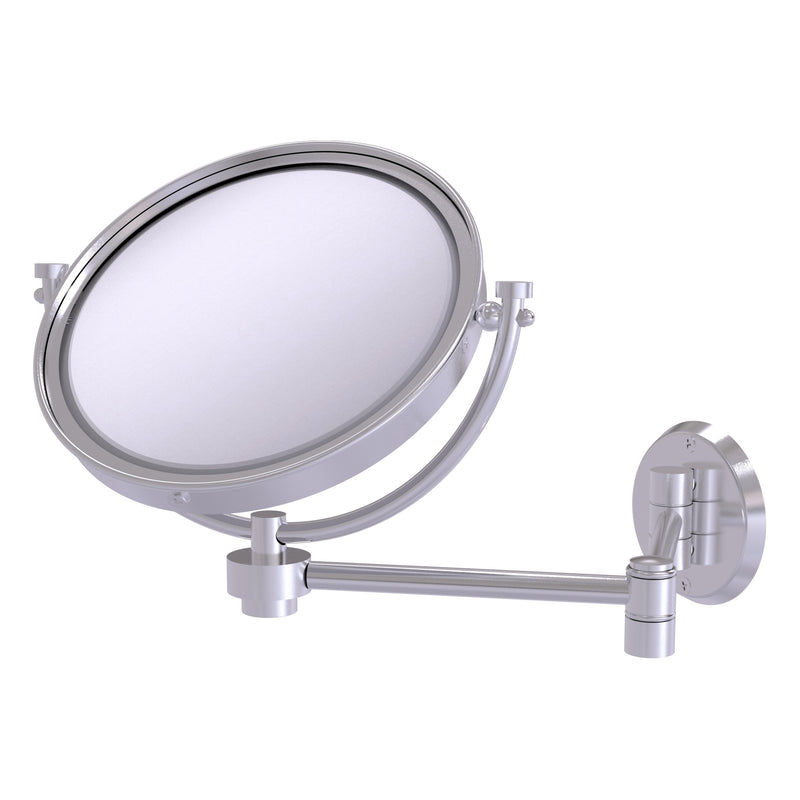 8 Inch Wall Mounted Extending Make-Up Mirror with Smooth Accents