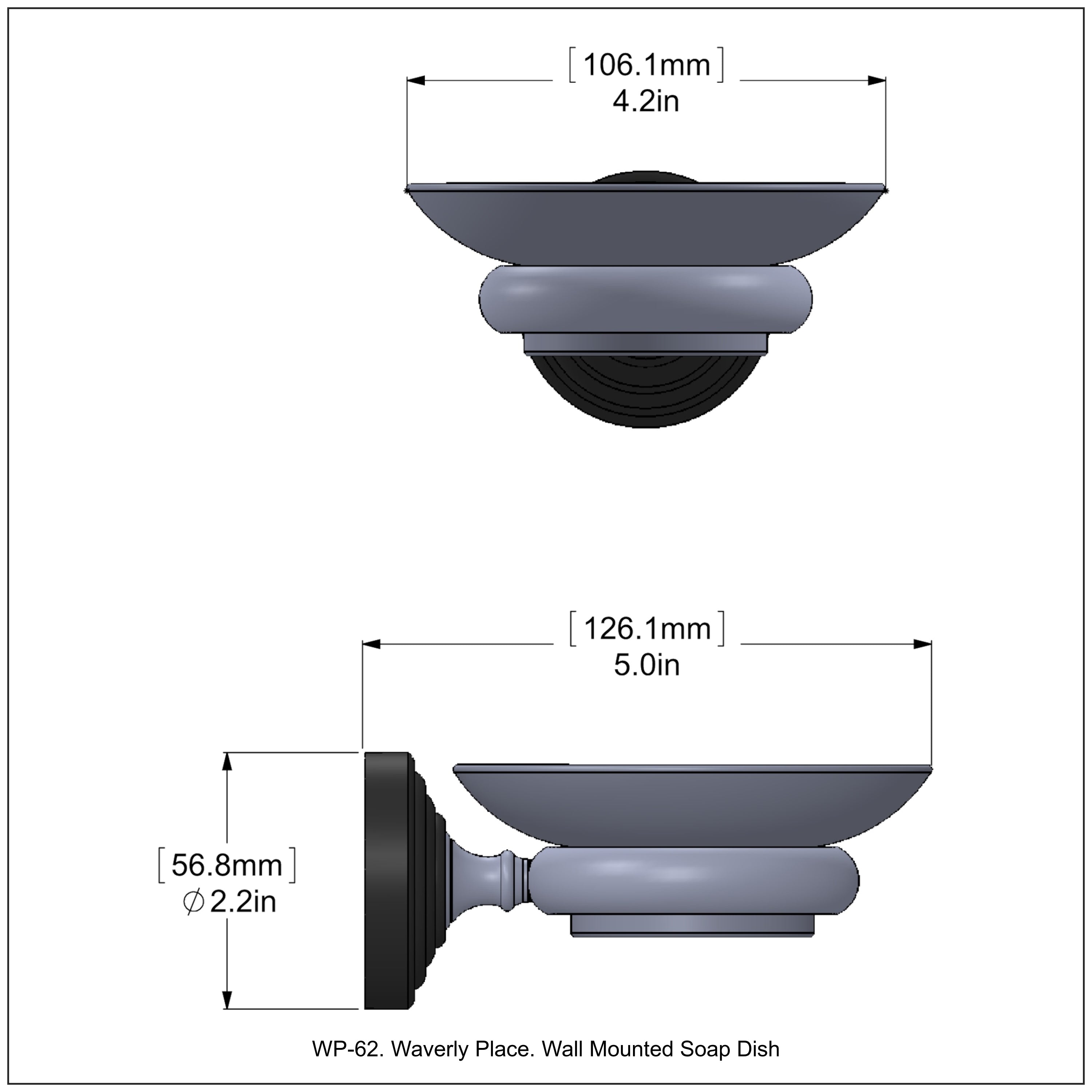 Wall Mounted Soap Dish