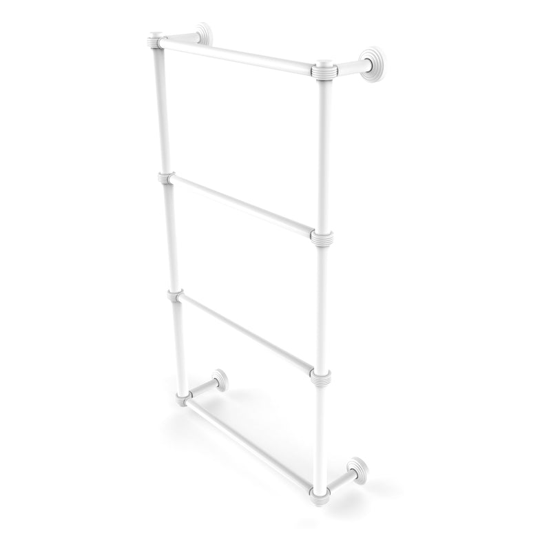 Waverly Place Collection 4 Tier Ladder Towel Bar with Grooved Accents