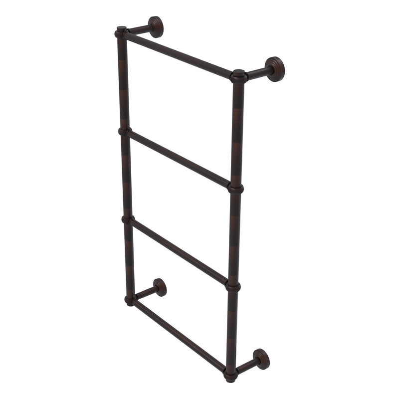 Waverly Place Collection 4 Tier Ladder Towel Bar with Twisted Accents