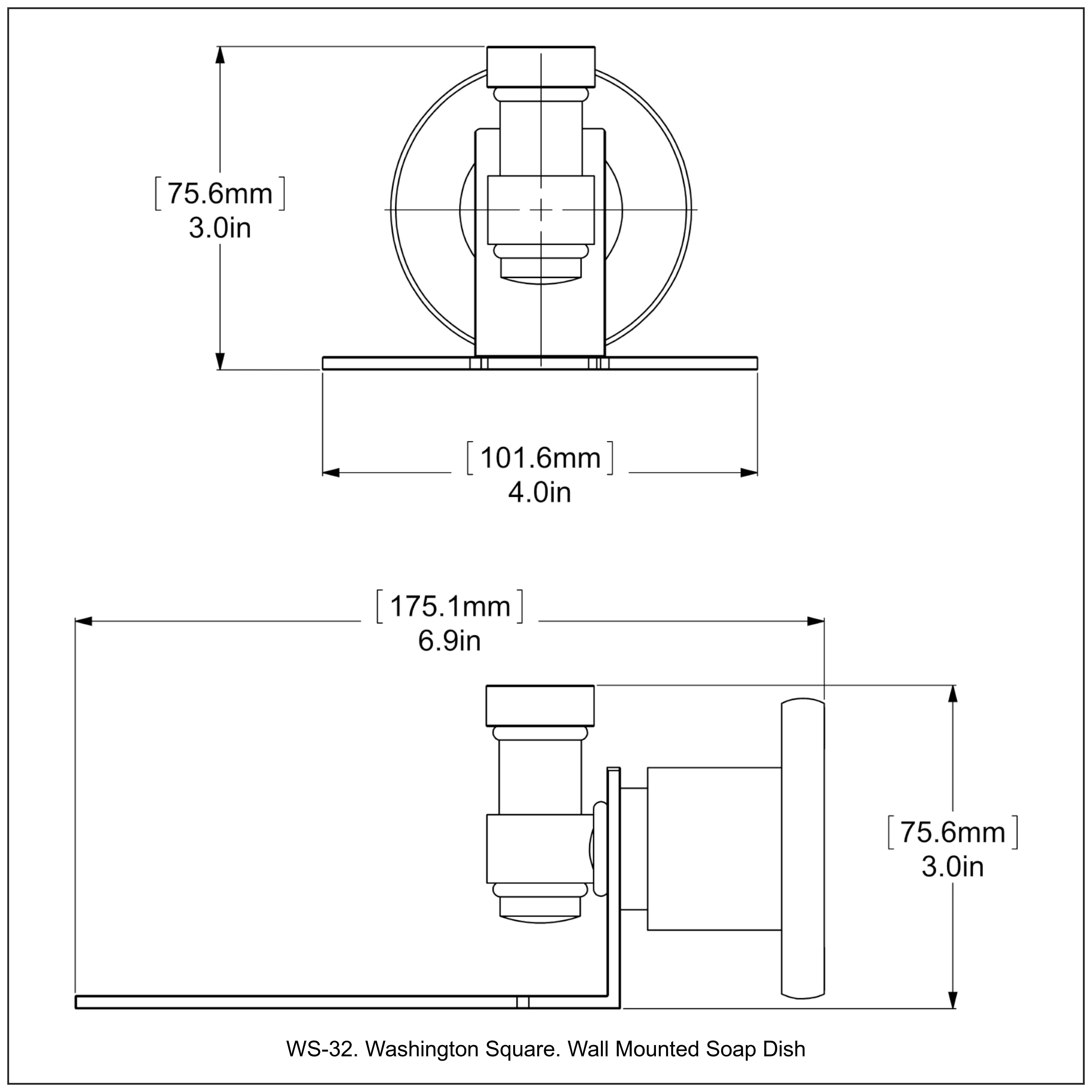 Wall Mounted Soap Dish